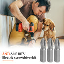 25mm Magnetic Anti Slip Long Reach Electric Screwdriver PH2 S2 Bits (10pcs)