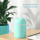 330ML Mini Ultrasonic Humidifier Silent USB Essential Oil Diffuser (Green)