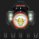 Camping Super Bright Head Torch COB Headlight Fishing Light LED Headlamp