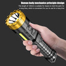 LED Flashlight Bright USB Rechargeable Waterproof Torch Lamp for Camping Hiking