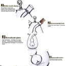 Kitchen Glass Oil Bottle Multi purpose Oil and Vinegar SALE Cruet 2 L6C0 V4T4