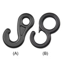 10pcs Plastic Tent Light Hanging Hooks Canopy Tarp Fixed Clip Hook (B)