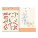 Baby Girl Smile Clear Cutting Dies Stencil DIY Scrapbooking Template Gift-200589