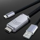 1080P Mirroring Converter Micro USB Type-C to HDMI Cable MHL to HDMI Adapter