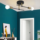 for Bedroom Hallway Lighting Fixture 2 Heads Nordic Ceiling Light Chandelier