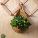 Hanging Basket Wall Planters Jute Teardrop Pot Holder for Fruits (27x26cm) Newly