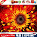 Handmade Full Round Drill Diamond Painting 5D Abstract Flower Poster Kit