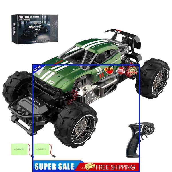 #A Alloy Chassis RC Racing Car 2.4Ghz High Speed Remote Control Car Gift for Kid