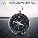 Lightweight Aluminum Mini Keychain Outdoor Survival Navigation Pocket Compass