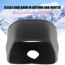 Outdoor Fleece Ponytail Headband Yoga Running Fitness Warm Sweatband (Grey)