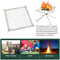 Foldable Portable Outdoor Fire Pits Camping Picnic Yard BBQ Campfire Rack