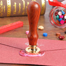 Retro Wood Stamp Plant Sealing Wax Wedding Decorative Stamp Gifts (C149) Newly