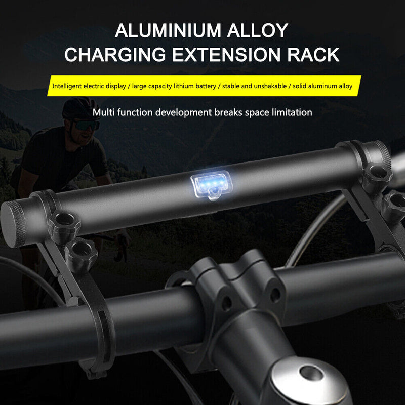 Bike Handleable Extender Flashlight Bracket Clamp Extension Holder Rack