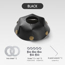 Leather Lamp Covers Shades Outdoor Hanging Lighting Lamp Cover (Black) Newly