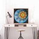Diamond Painting Partial Special Drill Sun and Moon Picture of Rhinestone