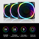 Jonsbo FR-701 12cm Computer Case Cooling Fan Chassis 5V ARGB Heatsink Cooler