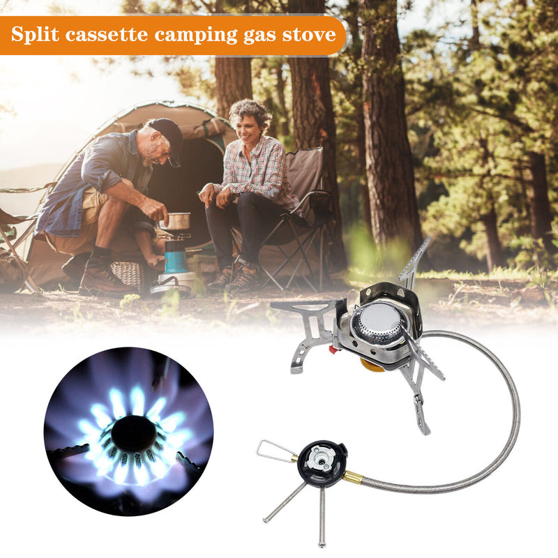 Cassette BBQ Gas Stove with Storage Box Hose Barbecue Cookstove Travel Equipment