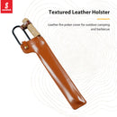 Leather Case - Fire Tongs Storage Bag BBQ Bonfire Stove Fireplace Supplies Tool