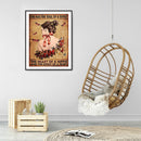 DIY Full Round Drill Diamond Painting Butterfly and English Rhinestone