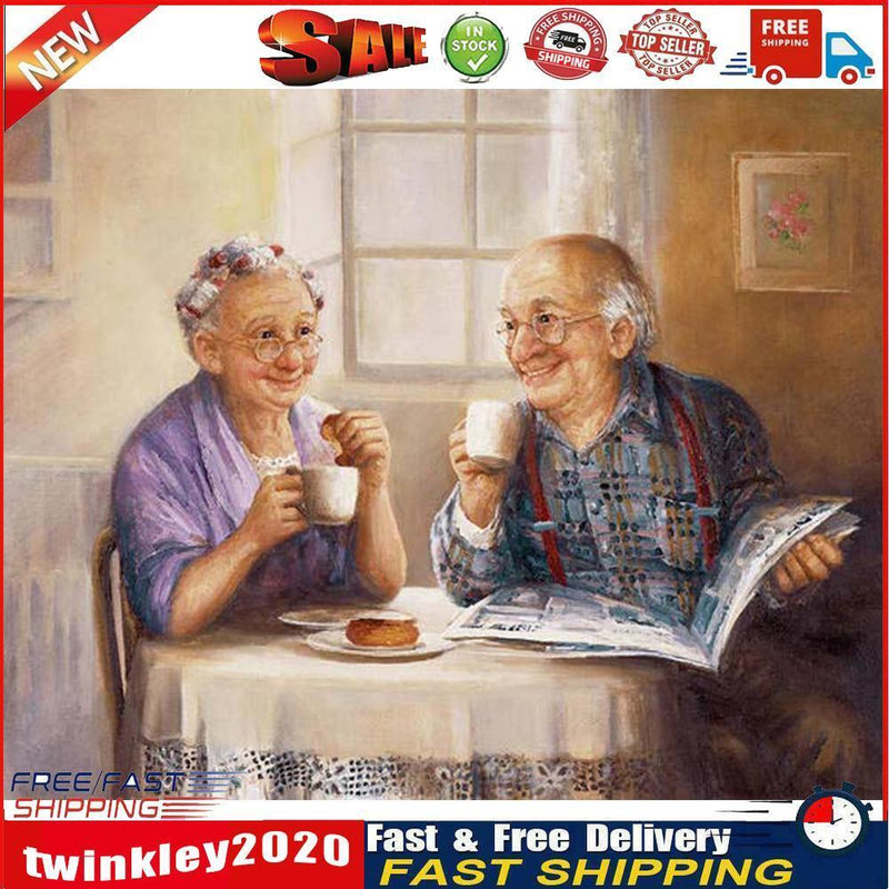 Afternoon Tea Oil Painting By Numbers Kit DIY Frameless Picture Art Craft Newly