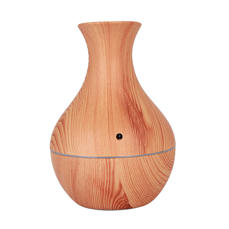 Ultrasonic Humidifier Fashion Bedroom Mini Electric Wood Grain Aroma Humidifier