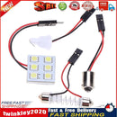 DC 12V 5050 6SMD LED White Light Car Interior T10 Festoon BA9s Lamp Panel Newly