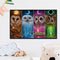 5D Diamond Painting Full Square Drill Color owl Picture of Rhinestone