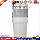 Stainless Coffee Mug Water Tea Cup Insulated Car Drinkware (600ml White) Newly