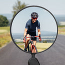 Foldable Bicycle Handlebar Convex Reflector MTB Road Bike Rearview Mirror Newly