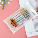 Dual Tip Highlighter Set 6 Pcs Gel Bible Highlighter Non-Bleeding Color T8F3