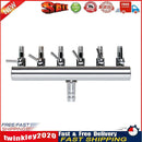 Air Oxygen Pump Aquarium Fish Tank Stainless Steel Splitter Hose (6 Ways) Newly