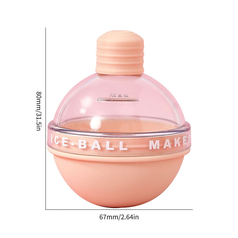 Ice Ball Mold - Creative Light Bulb Sphere Ice Ball Maker Leak Proof & Reusab