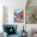 40x50cm Path Flowers Painting By Numbers DIY Picture Hand Painted Home Decor