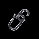 Accessories Fixing Holder Durable Sliding Hook Wall Ring Curtain Hooks Plastic