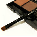 Beauty Makeup Bamboo Handle Eyebrow Brush + Eyebrow Comb Brushes V5U9 E6B4