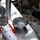 Outdoor Portable Stainless Steel Sierra Cup with Folding Handle Picnic Bowl