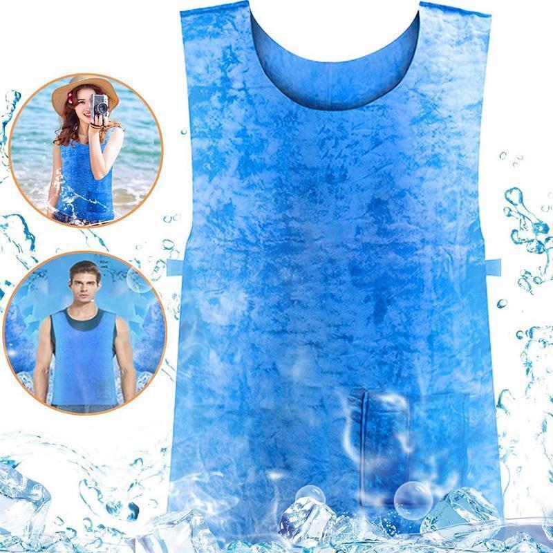 Summer Cooling Vest Heat dissipation PVA Waterproof Fabric Vest High Temperatur`