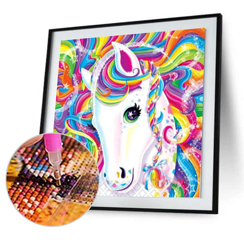 Full Drill Horse Painting 5D Diamond Mosaic Embroidery DIY Cross Stitch Kit