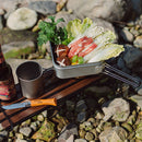 Gopast 1600ml Lunch Box Travel Portable Cookware Bowl Folding for Fishing Hiking