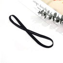 Elastic Sweatbands Pure Anti-slip Football Sport Running Headband (Black) Newly