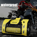 SULAITE Waterproof Motorcycle Tail Bag Rear Seat Riding Backpack (Yellow)