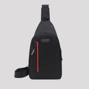 Retro Men Patchwork Messenger Shoulder Bag Male Travel Large Capacity Chest B