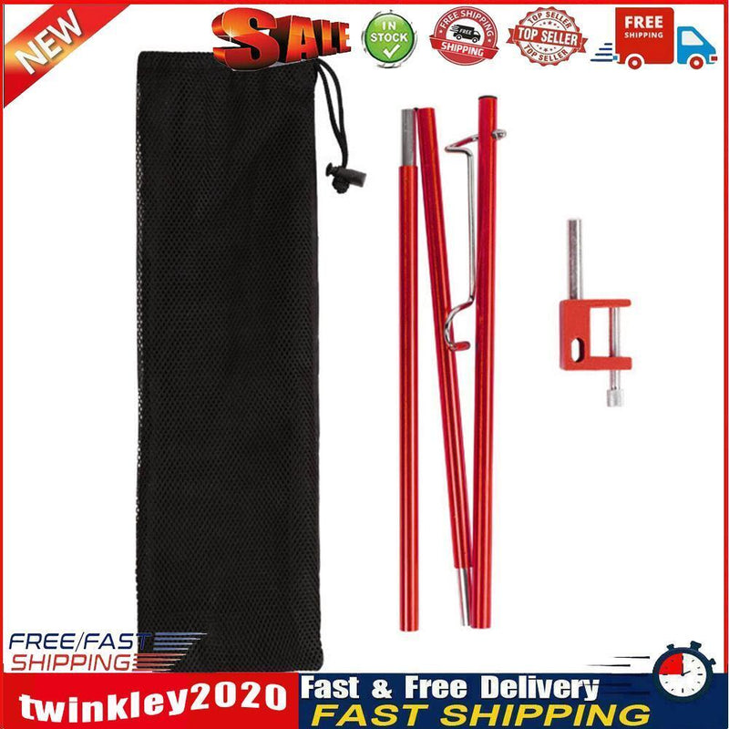 Detachable Lantern Light Fixing Holder Stand Outdoor Camping Lamp Pole Red Newly