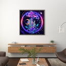 DIY Diamond Painting Full Round Drill Colored mushroomsof Rhinestone
