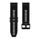 Silicone Band Strap for Garmin Fenix 6 5 Forerunner 935 Quatix 5 (Black)