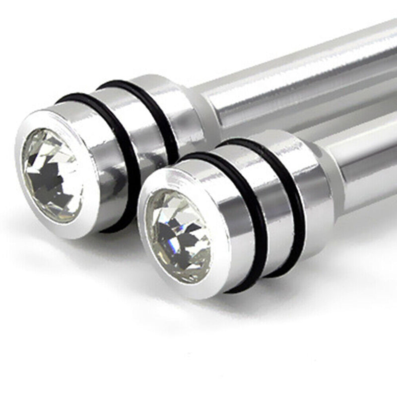 Bling Rhinestone Aluminum Alloy Car Door Lock Knob Pull Pins Universal Pack