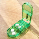 Portable Pill Tablet Cutter Splitter Divide Storage Case Medicine Cut Box