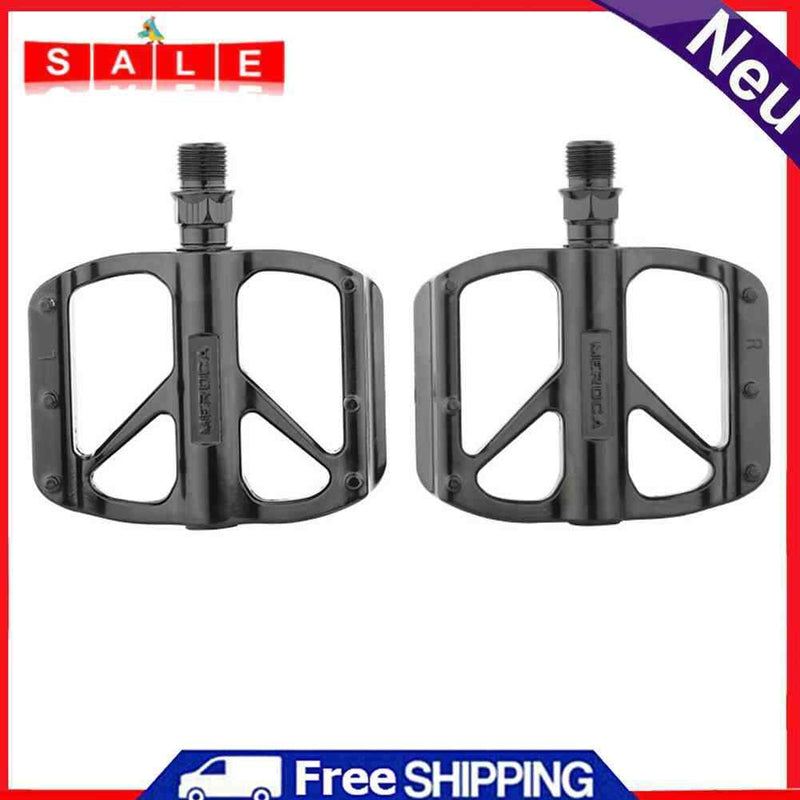 MEROCA Anti-Brief Bicycle Pedal Footpegs DU Bearing Aluminum Alloy Bike Pedals