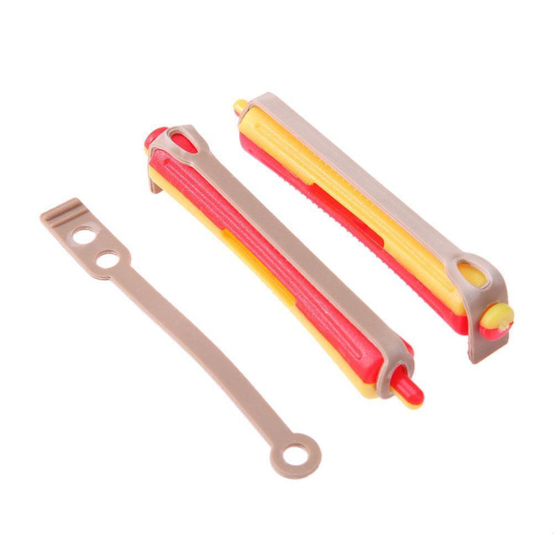 12pcs Perm Bar Rubber Band Hair Curler Hairdressing Tool(Random Color/5