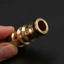 1/2" Brass Quick Connect Hose Pipe Joiner Male to Male Garden Connector 7Y6R